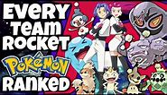 Every Team Rocket Pokémon Ranked From WORST to BEST