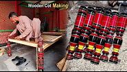 Beautifully Designed Amazing Wooden Cot Making Process || Artistic Technique of Charpai Design