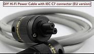 How to make an IEC C7 hifi power cable