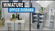 How to Make a Miniature Office Diorama