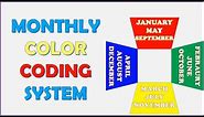 Monthly Color Coding System In Safety | Equipment Inspection | Monthly Inspection | Workplace Safety
