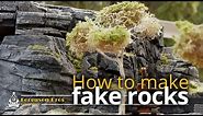 How to make realistic lightweight fake rocks
