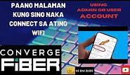 CONVERGE HOW TO KNOW ALL CONNECTED DEVICE(TAGALOG AUDIO)
