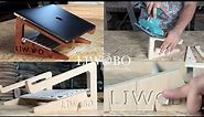 DIY Wooden Laptop Stand with Hidden Storage: Innovative and Practical