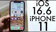 iOS 16.6 On iPhone 11! (Review)