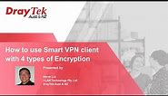 How to use Smart VPN using 4 Types of Encryption