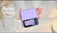 Samsung Galaxy Z Flip 4 💜 aesthetic unboxing | Samsung Case | Razer Kishi V2 | Genshin Impact