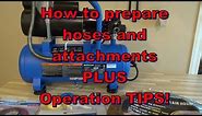 Air Compressor Tools & setup plus operation tips