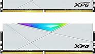 XPG DDR4 D50 RGB 16GB (2x8GB) 3200MHz PC4-25600 U-DIMM 288-Pins Desktop Memory CL16 Kit White (AX4U32008G16A-DW50)