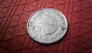 Coin of Netherland 25 cent 1971 coin value