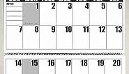 Jumbo Large Print | High Contrast Wall 2024 Calendar |13-Months, January 2024 to January 2025 | Spiral and hole drilled to Hang - 17" wide X 22" in length when open.