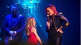 Let It Go- Demi Lovato brings little girl on stage Omaha 3/16/14