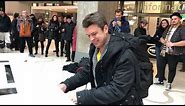 street piano performance: people were shocked...