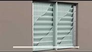 Ruskin Horizontal Louver Continuous Clip Angle Installation – With HVBS Support Single Section