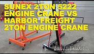 Sunex 2 Ton 5222 Engine Crane vs Harbor Freight 2 Ton Engine Crane -EricTheCarGuy