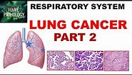 LUNG CANCER - Part 2- Morphology, Clinical features