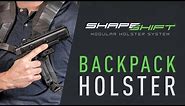 Backpack Holster for Outdoor Pistol Carry | Alien Gear Holsters