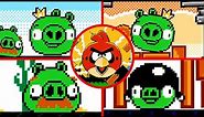 Angry Birds Famicom - All Bosses (Boss Fight) 1080P 60 FPS