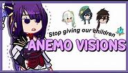 Stop Giving Our Children Anemo Visions!! 🍃 // The Archons // Genshin Gacha