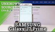 How to Allow App Installation in SAMSUNG Galaxy J7 Prime - Enable Unknown Sources