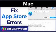 "Could not connect to the server" Mac App Store Error Fix