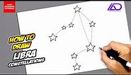 How to draw Libra Constellations