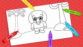 Dibujos para Colorear #7 ♫ Aprende los Colores Pintando a Nesho ♫ Canciones Infantiles ♫ Plim Plim