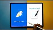 Notability vs Goodnotes - The BEST iPad Notetaking App