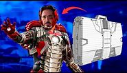 How was the Suitcase Mark 5 armor of Iron Man made?