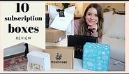 10 Unique Subscription Boxes: Honest Unboxing & Review!