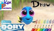Dori from finding Nemo How to draw Dory