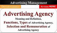 advertising agency, advertising Management, advertising management bba 3rd semester, process, mba