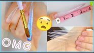 Using The Longest Nail Tips Ever?!
