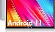 Tablet 10 inch Android 11 Tablet 2024 Latest Update 4G Phone Tablet 64GB + 4GB Storage Octa-Core Processor, 13MP Camera, Dual SIM Card Slot, 128GB Expand Support, GPS, WiFi, Bluetooth, 1080P HD (Gray)