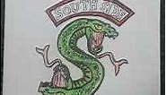 SOUTH SIDE SERPENTS LOGO FROM RIVERDALE (free handed)