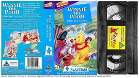 Winnie the Pooh Playtime 1 - Detective Tigger (6th February 1995) UK VHS
