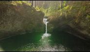 Picturesque Punch bowl Falls, The Great Oregon Outdoors