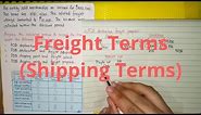 Accounts Receivable - Accounting for Freight Costs/Shipping Costs