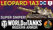 LEOPARD 1A3 II Middle-Era Super Sniper! II Tank Guide & Gameplay II WoT Console Allegiance Season