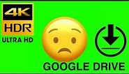 3D Emoji 😟 Worried Face / green screen easy download