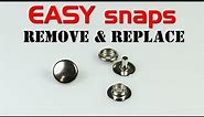 How To Remove & Replace Snap Fasteners