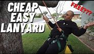 How to Make an Easy Tree Climbing Lanyard at Home