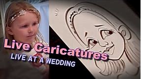 Drawing live wedding caricatures - Vix Caricatures - 20230520_173344