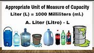 MATH 4TH QUARTER LESSON 11: Measure objects Using Appropriate Measuring Tools (liter or milliliter)