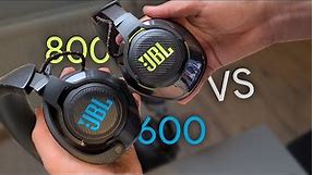 JBL Quantum 600 VS Quantum 800 - Porównanie