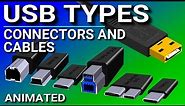 USB Ports, Cables, Types, & Connectors: Exploring the Universal Serial Bus