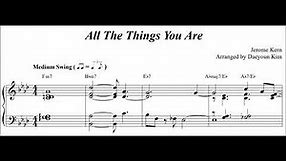 [Jazz Standard] All The Things You Are (sheet music) 2nd version.