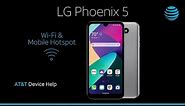 Learn how to use WiFi Mobile Hotspot on your LG Phoenix 5 | AT&T Wireless