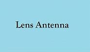 Lens antenna