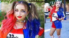 Harley Quinn Pigtails | DIY Halloween Costumes | DIY Halloween Hairstyles